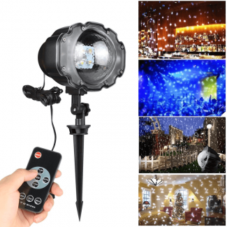 Mini Outdoor Snowflake LED Lamp Set