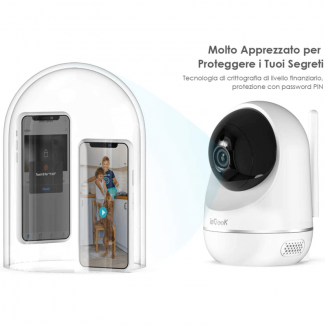IeGeek 1080P Indoor WiFi CCTV Camera with 360? Coverage and AI Alerts Price in Pakistan | LAPTAB