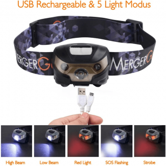 Camp LED Head Light - USB Rechargeable, Adjustable Strap, Dual Light Modes Price in Pakistan | LAPTAB