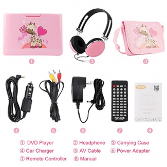Digital Kids Laptop with Portable DVD Player - Foldable Screen & 5 Hours Playtime Price in Pakistan | LAPTAB
