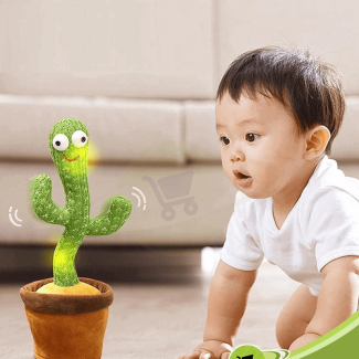 Dancing Cactus Toy for Kids - Musical, Interactive, LED Light & Sound Effects Price in Pakistan | LAPTAB
