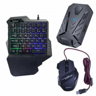 Gaming Wireless 5 in 1 Combo Keyboard and Mouse for Mobile FPS Games Price in Pakistan | LAPTAB