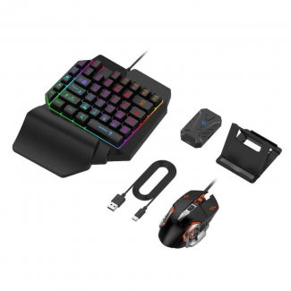 Gaming Wireless 5 in 1 Combo Keyboard and Mouse for Mobile FPS Games Price in Pakistan | LAPTAB