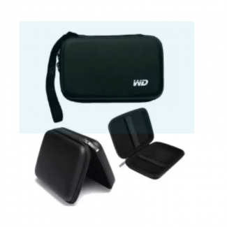 WD Hard Drive Pouch - Durable Black Case for Portable HDDs and Accessories Price in Pakistan | LAPTAB