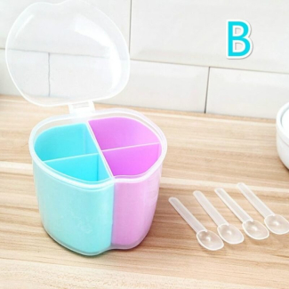4 Compartment Spice Organizer - Durable Plastic Container with Transparent Lid Price in Pakistan | LAPTAB