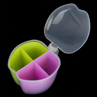 4 Compartment Spice Organizer - Durable Plastic Container with Transparent Lid Price in Pakistan | LAPTAB