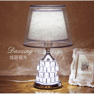 Creative Crystal Table Lamp with Touch Switch and Chrome Finish Price in Pakistan | LAPTAB
