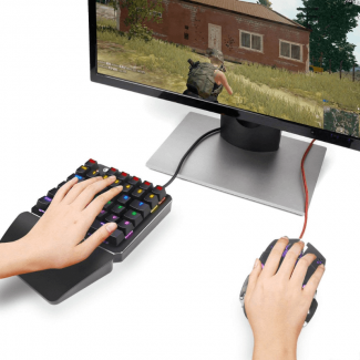 SADES TS 35 RGB One-Handed Gaming Keyboard with Ergonomic Design Price in Pakistan | LAPTAB
