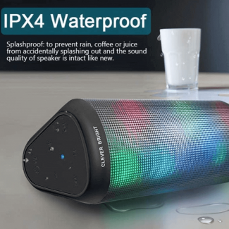 Clever Bright Bluetooth Speakers with 7 LED Lights and Stereo Sound Price in Pakistan | LAPTAB