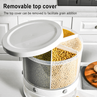 10 Kg 6 In 1 Food Container Cereal Dispenser with Sealed Lid Price in Pakistan | LAPTAB