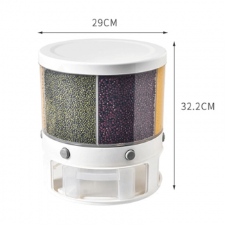 10 Kg 6 In 1 Food Container Cereal Dispenser with Sealed Lid Price in Pakistan | LAPTAB
