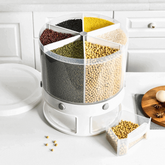 10 Kg 6 In 1 Food Container Cereal Dispenser with Sealed Lid Price in Pakistan | LAPTAB