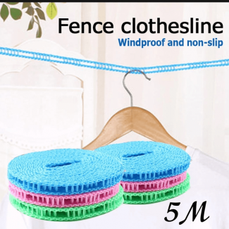Nylon Clothes Line 5 Meter - Adjustable, Portable Laundry Drying Solution Price in Pakistan | LAPTAB