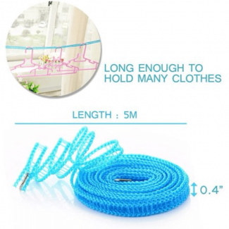 Nylon Clothes Line 5 Meter - Adjustable, Portable Laundry Drying Solution Price in Pakistan | LAPTAB