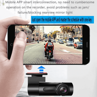 Smart WiFi DVR Wireless Dash Cam 1080P with Night Vision and Wide Angle Price in Pakistan | LAPTAB