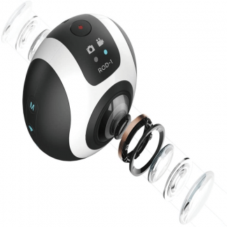 ROD 1 Spherical Dual Lens HD Camera with 360? View and Live Streaming Price in Pakistan | LAPTAB