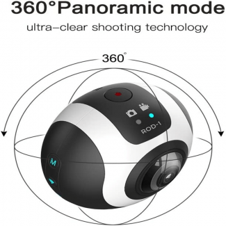 ROD 1 Spherical Dual Lens HD Camera with 360? View and Live Streaming Price in Pakistan | LAPTAB