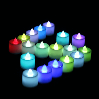 24 pcs LED Flame Less Electronic Candles - Safe, Battery Operated Decor Price in Pakistan | LAPTAB