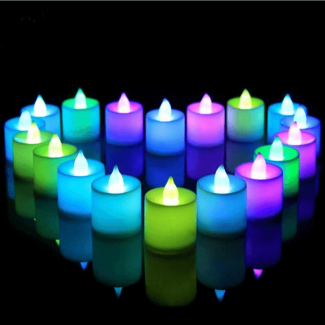 24 pcs LED Flame Less Electronic Candles - Safe, Battery Operated Decor Price in Pakistan | LAPTAB