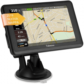 Tobetree MT985 5-Inch Smart GPS System with Touch Screen and Multimedia Support
