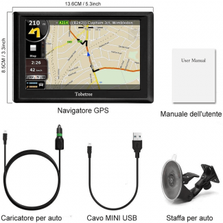 Tobetree MT985 5-Inch Smart GPS System with Touch Screen and Multimedia Support Price in Pakistan | LAPTAB