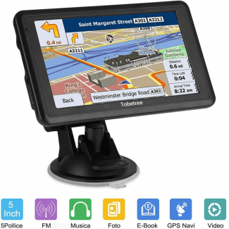 Tobetree MT985 5-Inch Smart GPS System with Touch Screen and Multimedia Support Price in Pakistan | LAPTAB