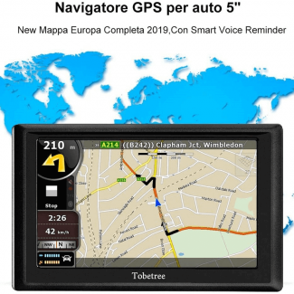 Tobetree MT985 5-Inch Smart GPS System with Touch Screen and Multimedia Support Price in Pakistan | LAPTAB