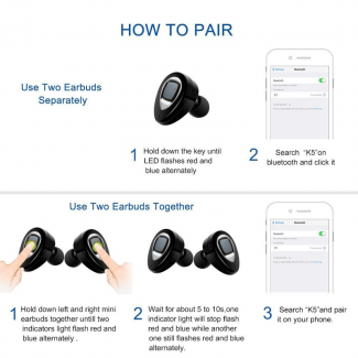 Xiaowu K5 Wireless Earbuds with Mic, Comfortable Fit, Fast Pairing Price in Pakistan | LAPTAB