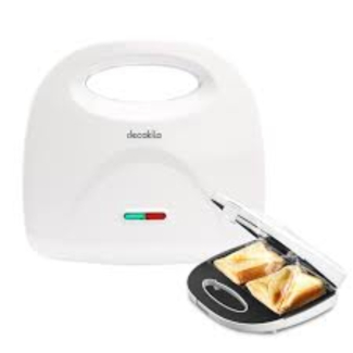 Decakila KEEC001W Sandwich Toaster with Non-Stick Plates and Thermostat Price in Pakistan | LAPTAB