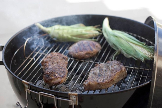Double Round BBQ Grill with Non-Stick Coating and Long Wooden Handle Price in Pakistan | LAPTAB