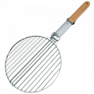 Double Round BBQ Grill with Non-Stick Coating and Long Wooden Handle Price in Pakistan | LAPTAB
