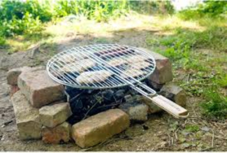 Double Round BBQ Grill