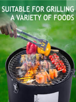 Double Round BBQ Grill with Non-Stick Coating and Long Wooden Handle Price in Pakistan | LAPTAB