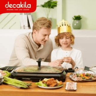 Decakila Griddle KEEC002B - Portable Charcoal Grill for BBQ and Camping Price in Pakistan | LAPTAB