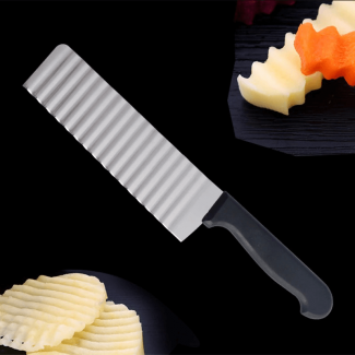 French Fries Cutter Knife - Stainless Steel Wavy Cutter for Home Cooking Price in Pakistan | LAPTAB