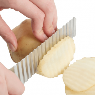 French Fries Cutter Knife - Stainless Steel Wavy Cutter for Home Cooking Price in Pakistan | LAPTAB
