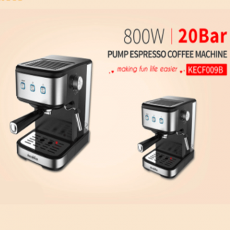 Decakila KECF009B Pump Espresso Coffee Machine with Dual Filter and Timer