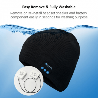 Bluetooth Music Hat Smart Headset - Warm Winter Cap with Built-in Speakers Price in Pakistan | LAPTAB