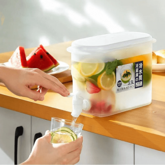 3500 ml Water Jug with Faucet - Durable and Heat Resistant Kettle Pot Price in Pakistan | LAPTAB