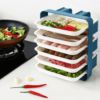 6 Tier Wall Mounted Tray Kitchen Organizer for Efficient Space Saving Price in Pakistan | LAPTAB