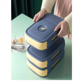 Plastic Egg Storage Box - Stackable Crate for 18-21 Eggs, Freshness Tracker Price in Pakistan | LAPTAB