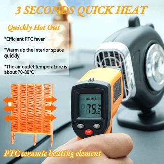 2 in 1 Fast Car Heater Defroster with 360 Rotation for Winter Comfort Price in Pakistan | LAPTAB