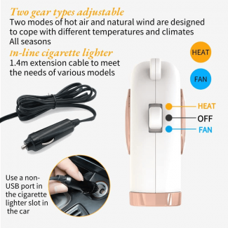 2 in 1 Fast Car Heater Defroster with 360 Rotation for Winter Comfort Price in Pakistan | LAPTAB