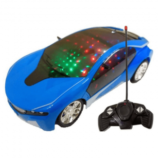 3D 4 Channel RC Car with LED Lights - Wall Climbing and Floor Mode