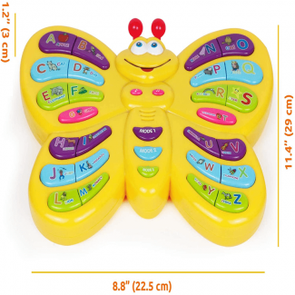 Electronic Alphabet Butterfly Educational Toy for Early Learning Price in Pakistan | LAPTAB