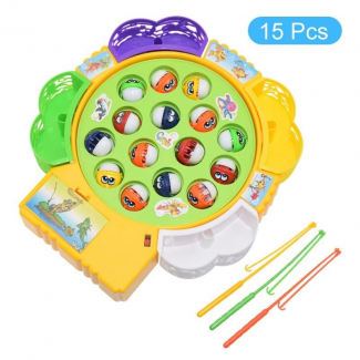 Electric Rotating Kids Fishing Toy with Music for Fun Family Play Price in Pakistan | LAPTAB