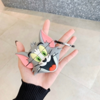 3D Tom Cat Silicone Case for Apple AirPods Pro - Shockproof & Cute Design Price in Pakistan | LAPTAB