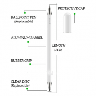 YESIDO ST04 Touch Screen Stylus Pen with Ballpoint - High Precision & Comfort Price in Pakistan | LAPTAB