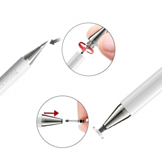 YESIDO ST04 Touch Screen Stylus Pen with Ballpoint - High Precision & Comfort Price in Pakistan | LAPTAB