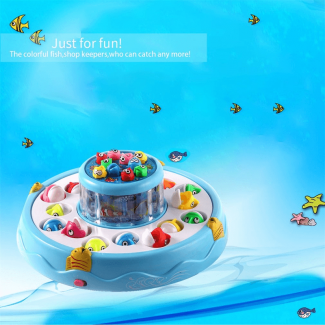 26 pcs Magnetic Rotating Fish Toy - Classic Game for Kids' Coordination Price in Pakistan | LAPTAB
